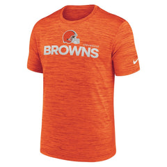 Cleveland Browns Blitz Velocity Modern Dri-FIT T-Shirt - Orange - Nike