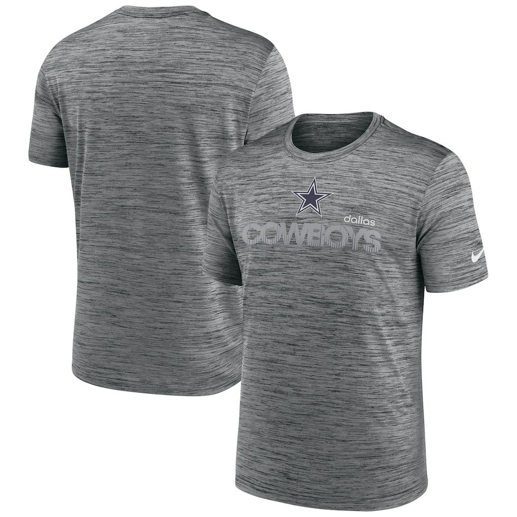 Dallas Cowboys Blitz Velocity Modern Dri-FIT T-Shirt - Anthracite - Nike