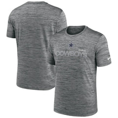 Dallas Cowboys Blitz Velocity Modern Dri-FIT T-Shirt - Anthracite - Nike