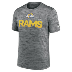 Los Angeles Rams Blitz Velocity Modern Dri-FIT T-Shirt - Anthracite - Nike