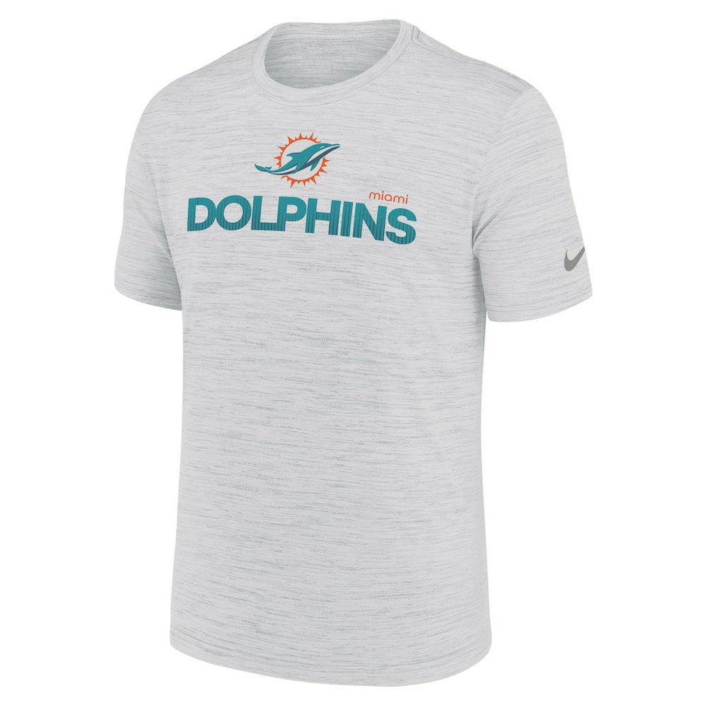 Miami Dolphins Blitz Velocity Modern Dri-FIT T-Shirt - Ash - Nike