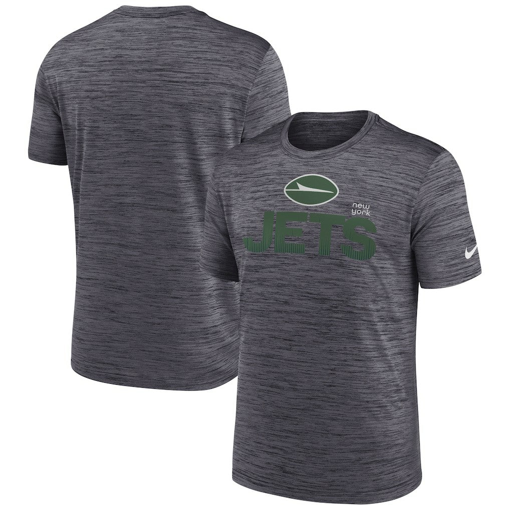 New York Jets Blitz Velocity Modern Dri-FIT T-Shirt - Black - Nike