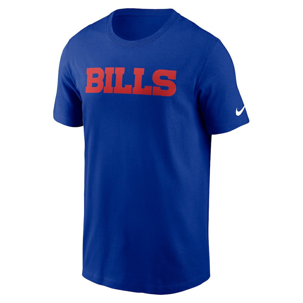 Buffalo Bills Primetime Wordmark Essential T-Shirt - Royal - Nike
