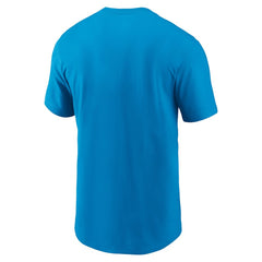 Carolina Panthers Primetime Wordmark Essential T-Shirt - Blue - Nike