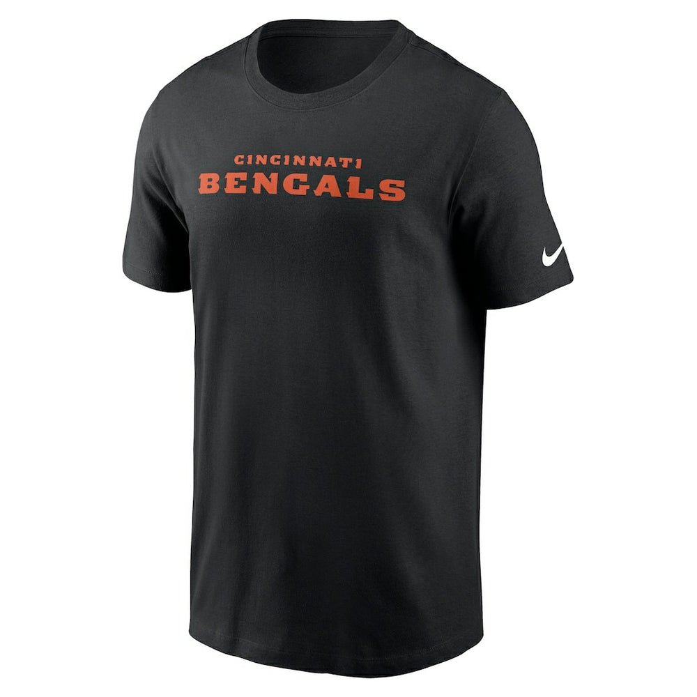 Cincinnati Bengals Primetime Wordmark Essential T-Shirt - Black - Nike