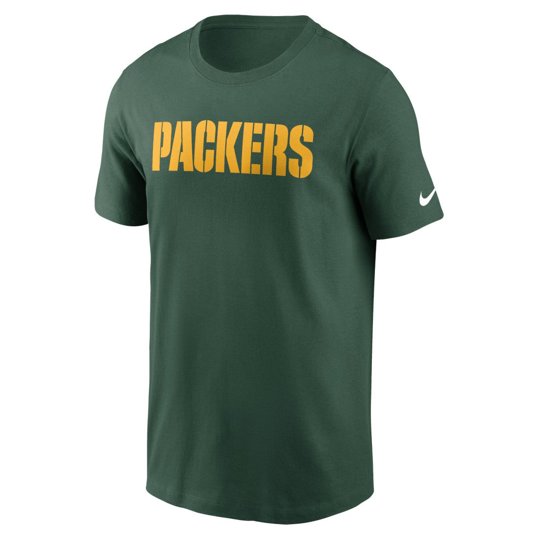 Green Bay Packers Primetime Wordmark Essential T-Shirt - Green - Nike