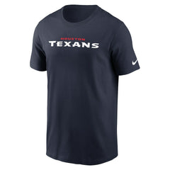 Houston Texans Wordmark Essential T-Shirt - Navy - Nike