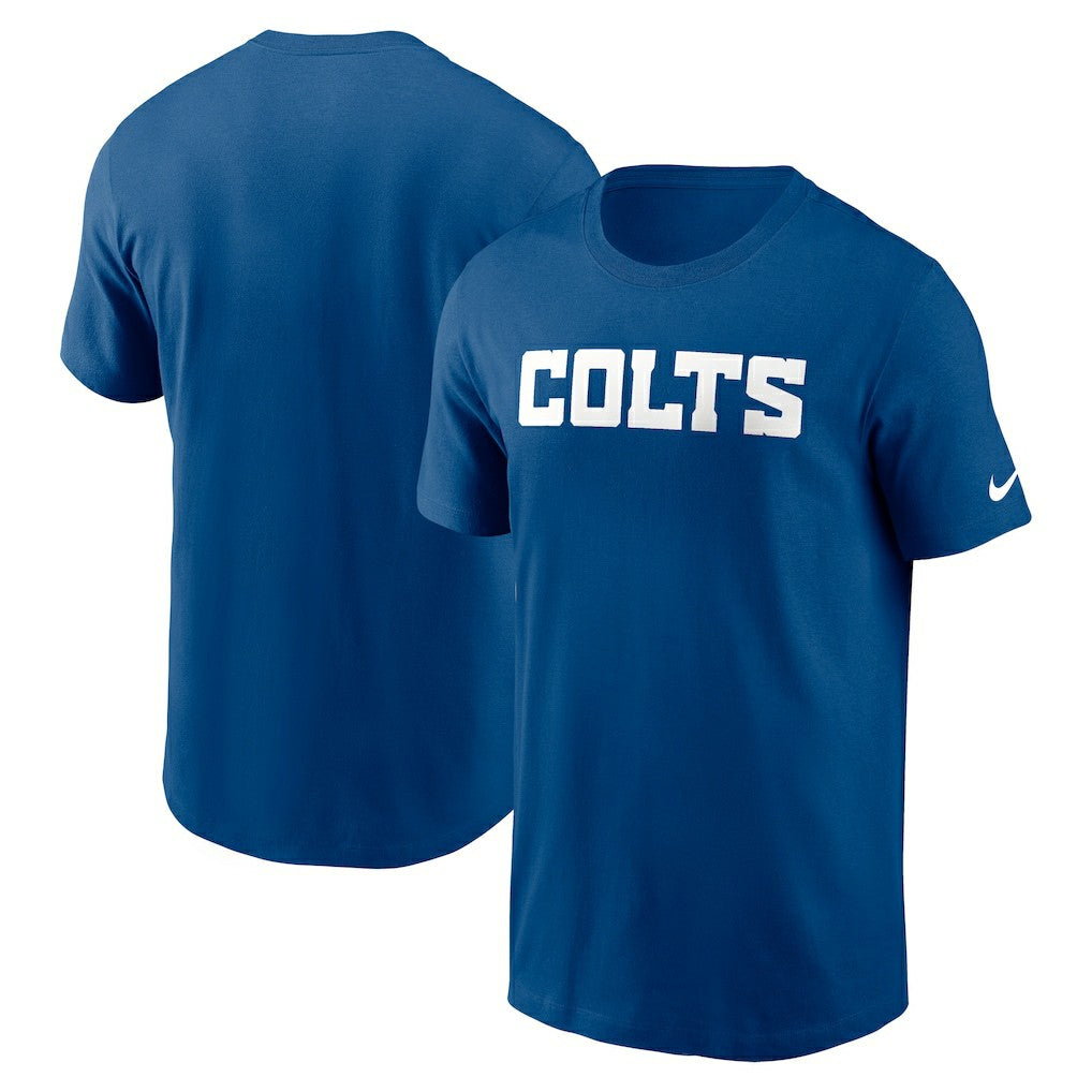 Indianapolis Colts Primetime Wordmark Essential T-Shirt - Royal - Nike