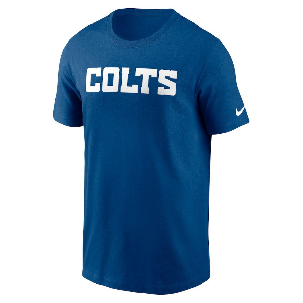 Indianapolis Colts Primetime Wordmark Essential T-Shirt - Royal - Nike