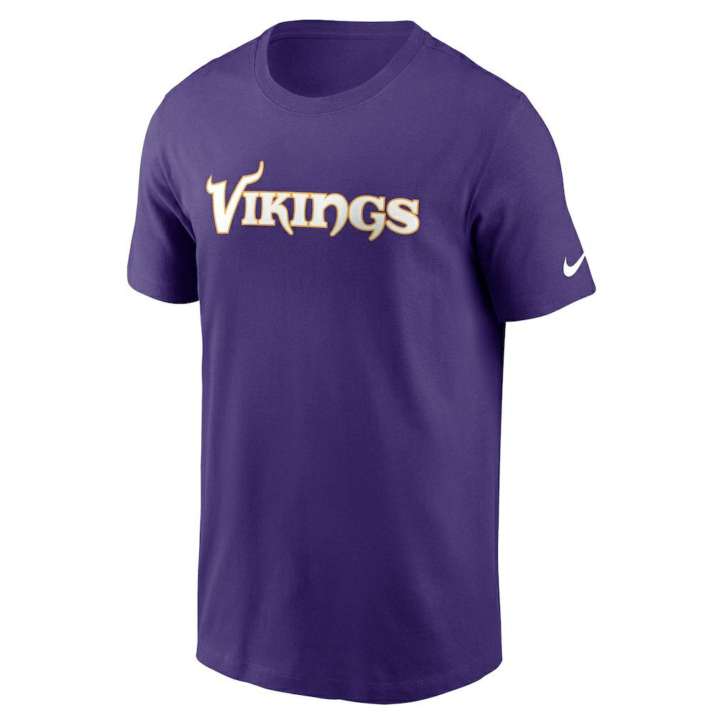 Minnesota Vikings Primetime Wordmark Essential T-Shirt - Purple - Nike