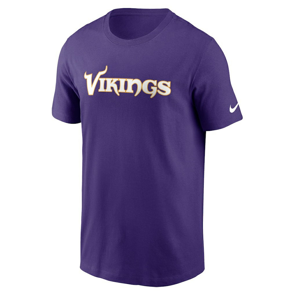 Minnesota Vikings Primetime Wordmark Essential T-Shirt - Purple - Nike