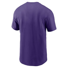 Minnesota Vikings Primetime Wordmark Essential T-Shirt - Purple - Nike