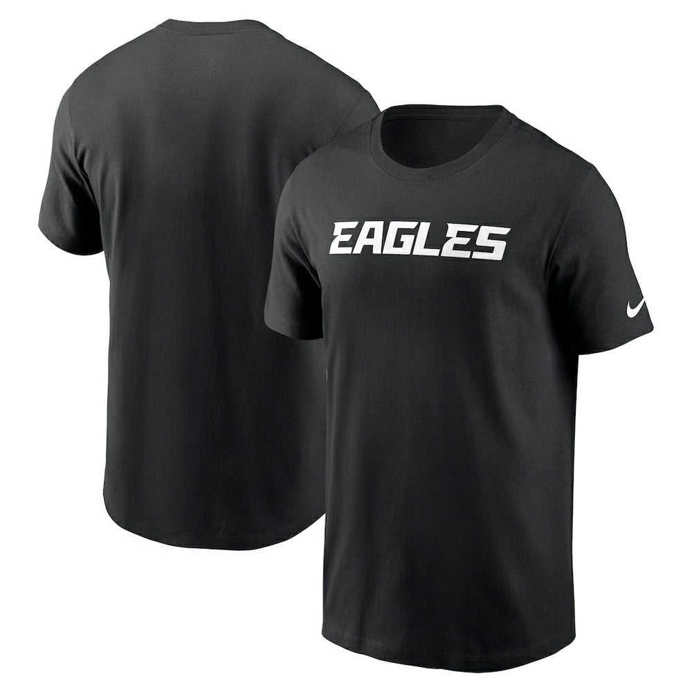 Philadelphia Eagles Primetime Wordmark Essential T-Shirt - Black - Nike