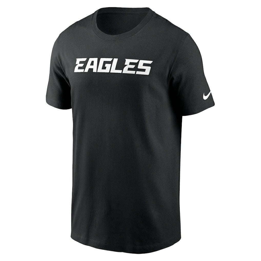 Philadelphia Eagles Primetime Wordmark Essential T-Shirt - Black - Nike