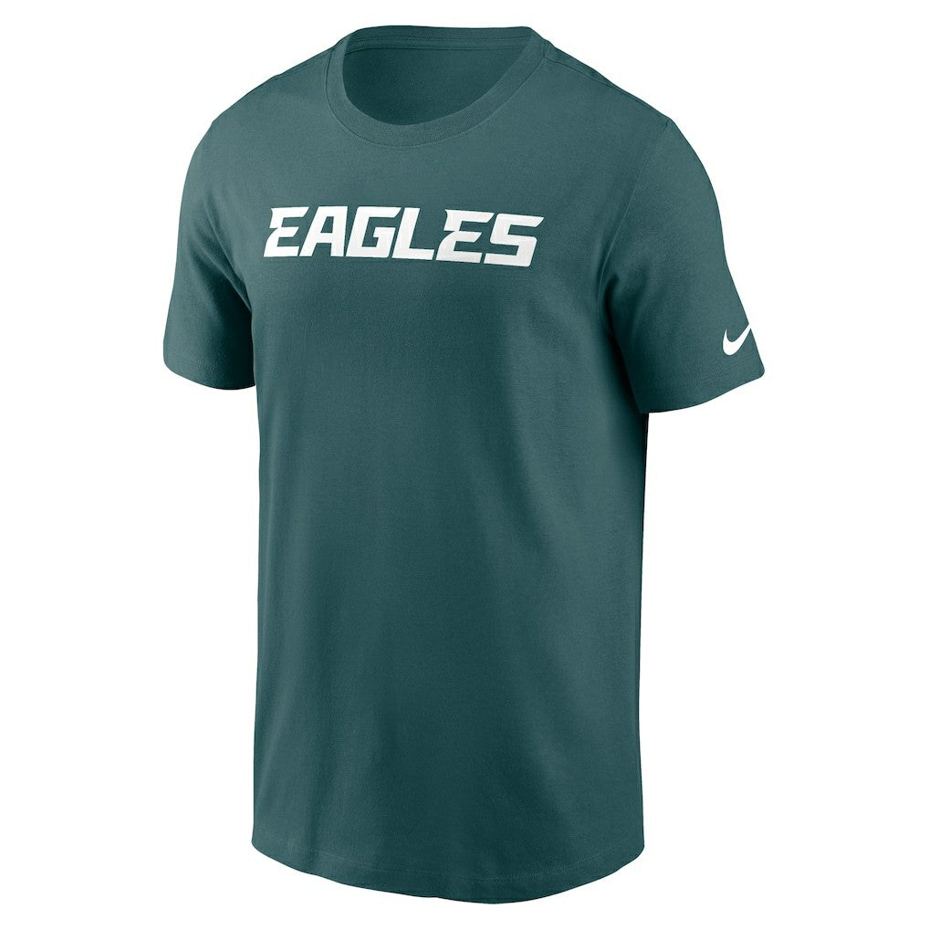 Philadelphia Eagles Primetime Wordmark Essential T-Shirt - Midnight Green - Nike