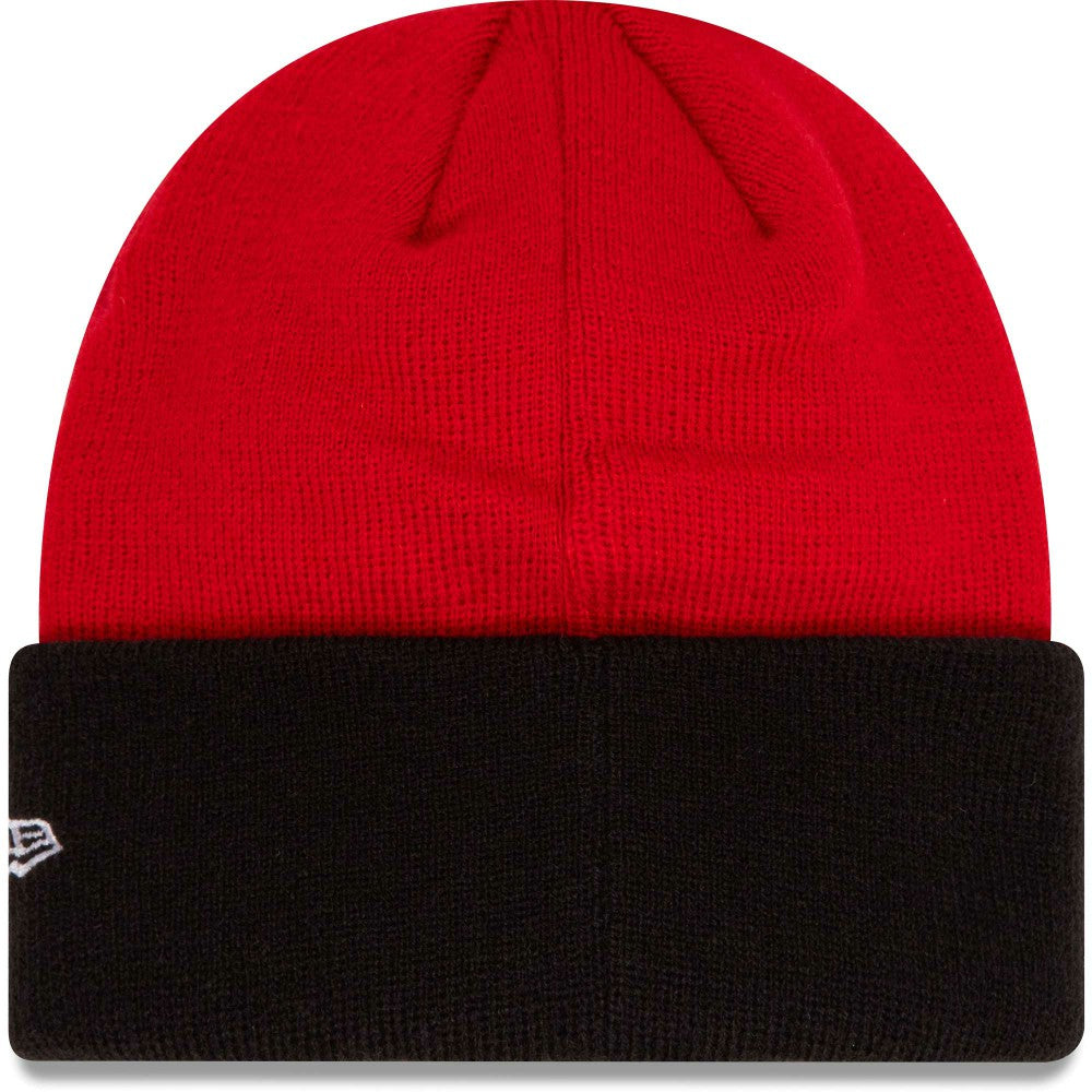 New Era - AC Milan New Era Youth Wordmark Cuffed Knit Hat - Red