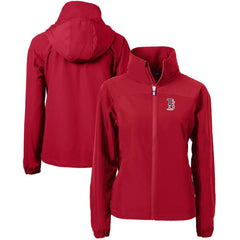 Boston Red Sox Cutter & Buck Women's Charter Eco Recycled Full-Zip Jacket Outlet
