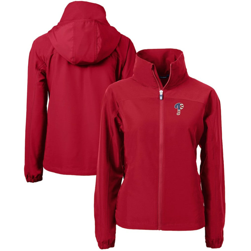 Philadelphia Phillies Cutter & Buck Women's Charter Eco Recycled Full-Zip Jacket Near Me