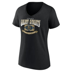 Vegas Golden Knights Women's Slapshot V-Neck T-Shirt - Black | NHL near me