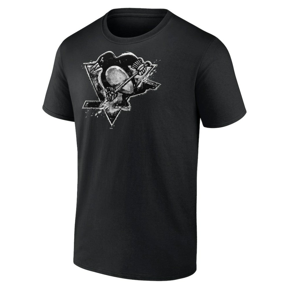 Pittsburgh Penguins Iced Out T-Shirt - Black | NHL Clearance