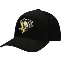 Pittsburgh Penguins American Needle Corduroy Chain Stitch Adjustable Hat - Black | NHL online