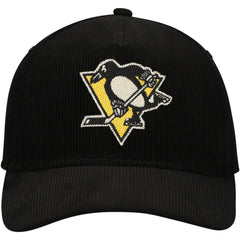 Pittsburgh Penguins American Needle Corduroy Chain Stitch Adjustable Hat - Black | NHL online