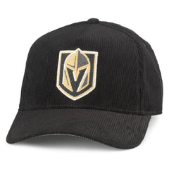 Vegas Golden Knights American Needle Corduroy Chain Stitch Adjustable Hat - Black | NHL sale