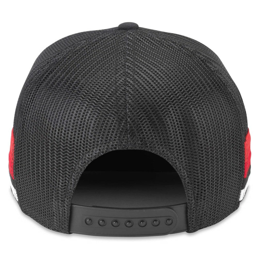 Chicago Blackhawks American Needle HotFoot Stripes Trucker Adjustable Hat - Black | NHL Clearance