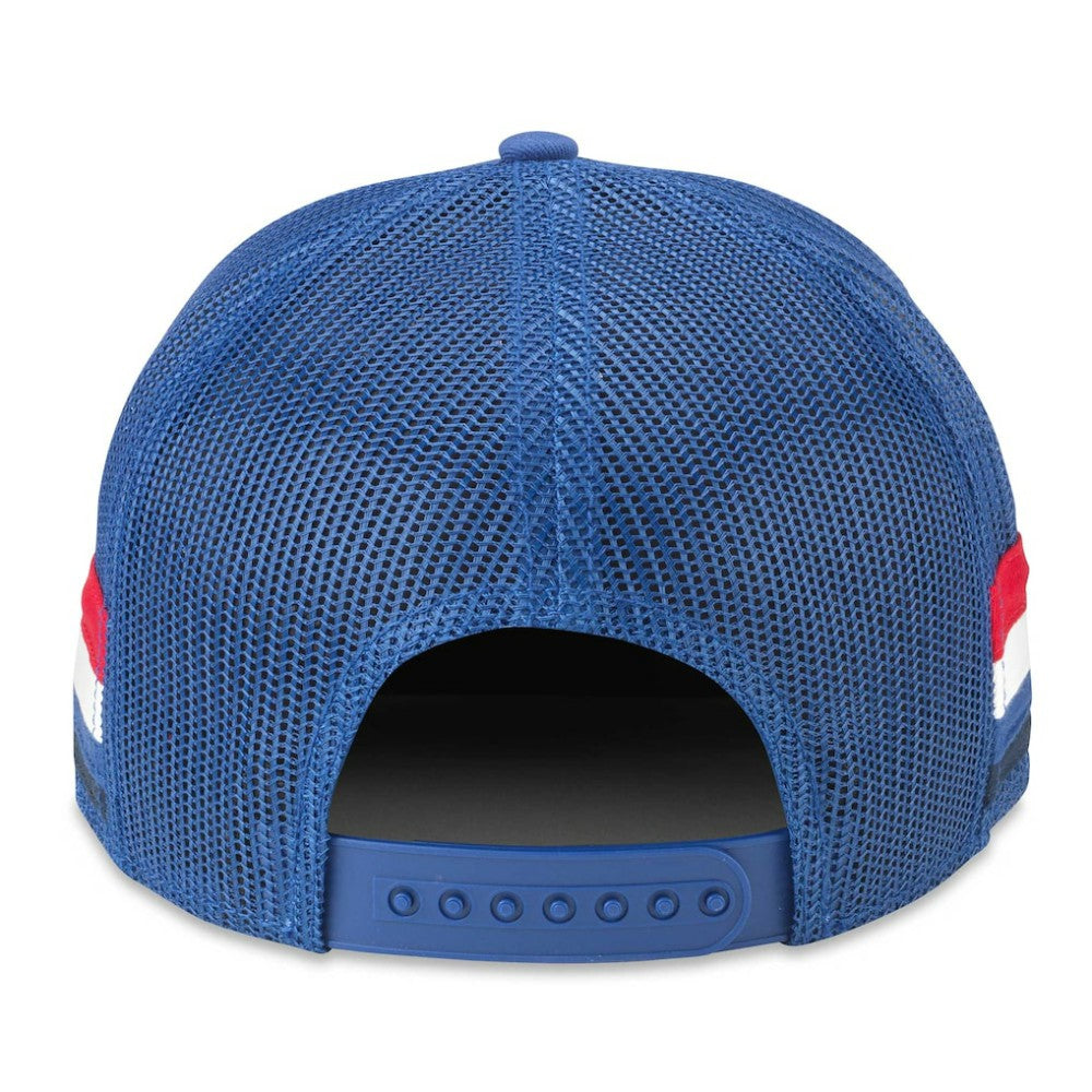 New York Rangers American Needle HotFoot Stripes Trucker Adjustable Hat - Blue | NHL Clearance