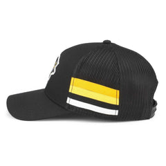 Pittsburgh Penguins American Needle HotFoot Stripes Trucker Adjustable Hat - Black | NHL on sale