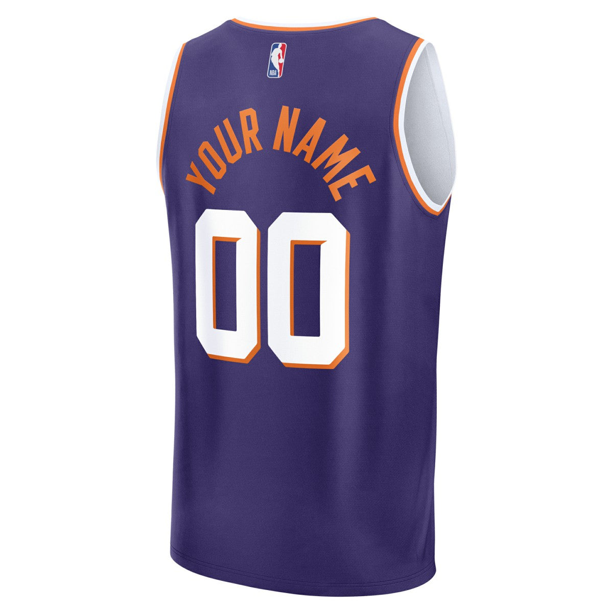 Fanatics Phoenix Suns Youth Fast Break Custom Replica Jersey Purple Icon Edition
