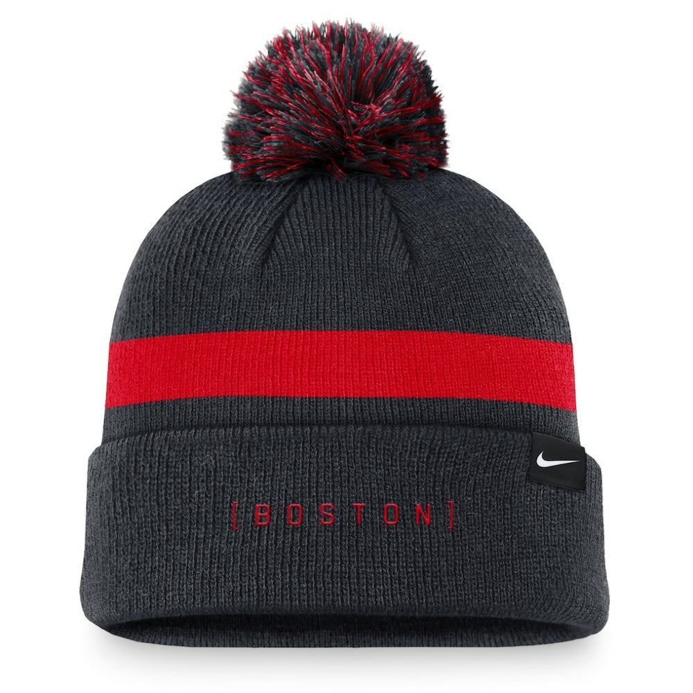 Boston Red Sox Nike Hometown Peak Cuffed Knit Hat with Pom for sale