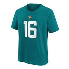 Trevor Lawrence Jacksonville Jaguars Preschool Player Name & Number T-Shirt - Teal - Nike