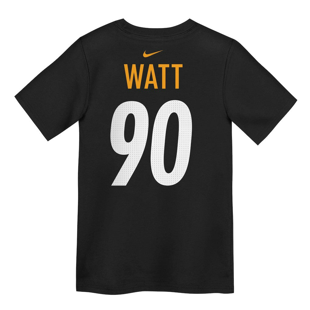 T.J. Watt Pittsburgh Steelers Preschool Player Name & Number T-Shirt - Black - Nike