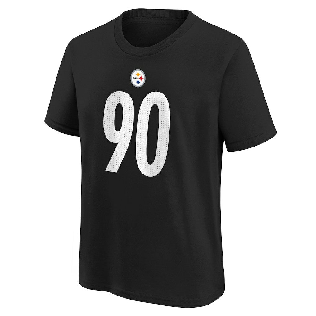 T.J. Watt Pittsburgh Steelers Youth Player Name & Number T-Shirt - Black - Nike