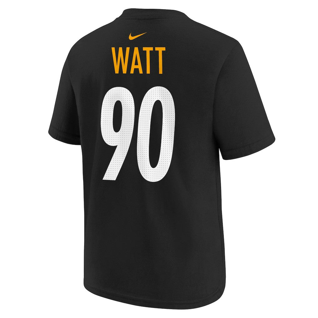 T.J. Watt Pittsburgh Steelers Youth Player Name & Number T-Shirt - Black - Nike