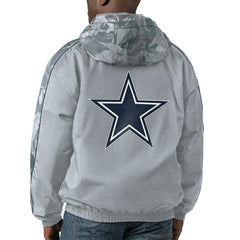 Dallas Cowboys Starter Throwback Thursday Night Lights Hoodie Full-Zip Jacket - Silver - NFL