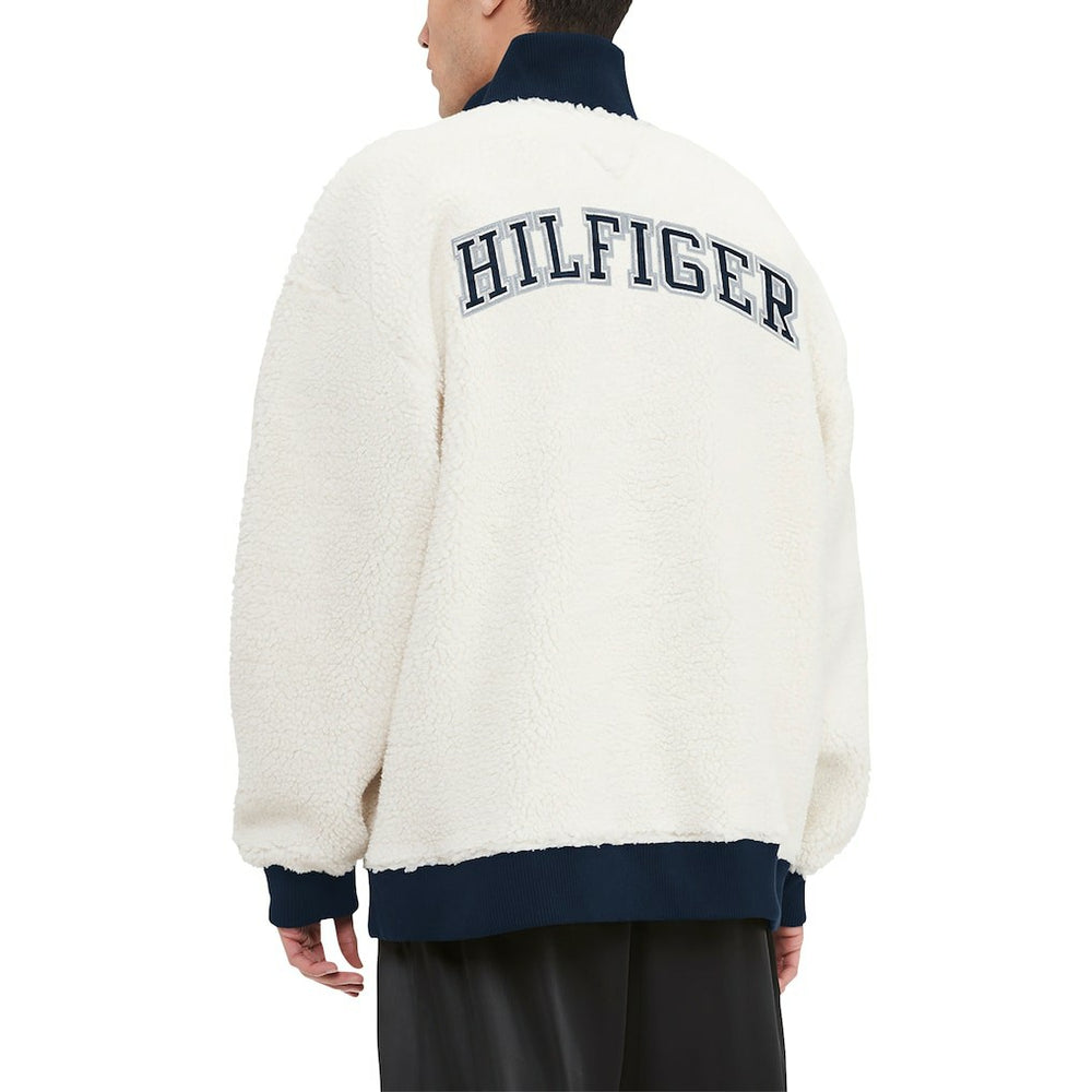 Dallas Cowboys Tommy Hilfiger Jordan Sherpa Quarter-Zip Jacket - White - NFL