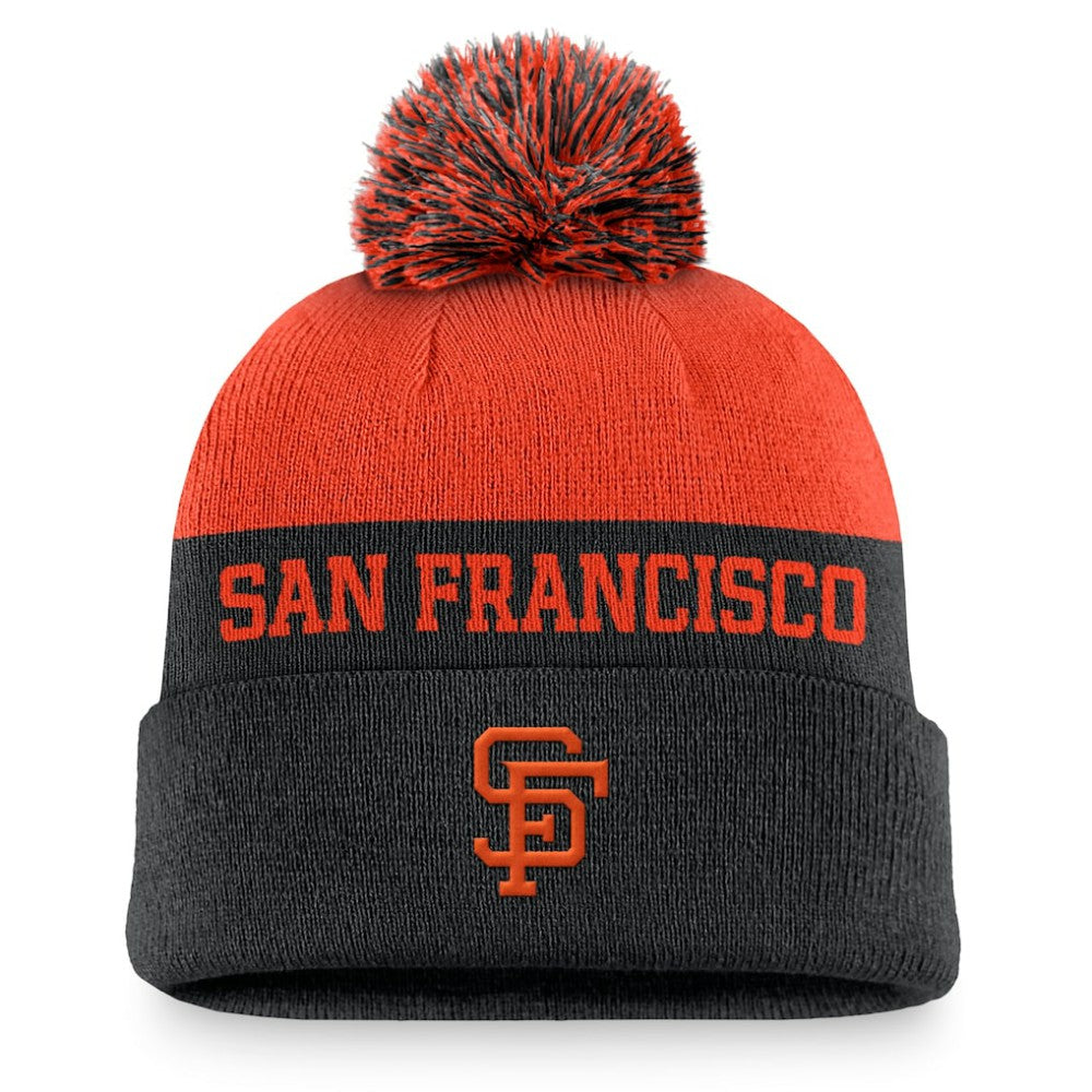 San Francisco Giants Nike Rewind Peak Cuffed Knit Hat with Pom Discount
