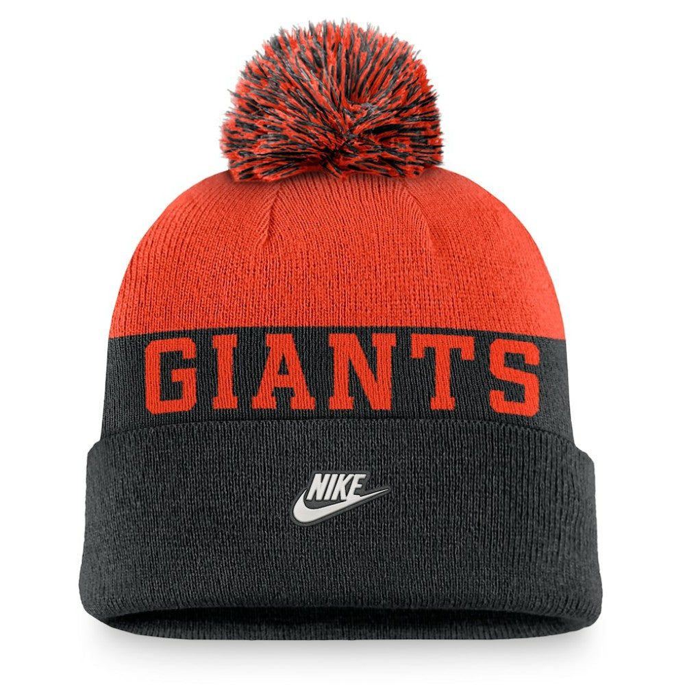 San Francisco Giants Nike Rewind Peak Cuffed Knit Hat with Pom Discount