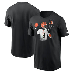 Joe Burrow Cincinnati Bengals Player Graphic T-Shirt - Black - Nike