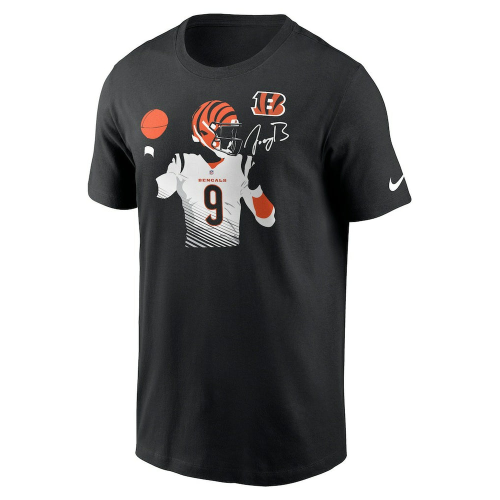 Joe Burrow Cincinnati Bengals Player Graphic T-Shirt - Black - Nike