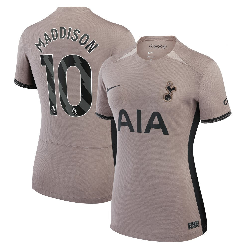 Nike - James Maddison Tottenham Hotspur Women's 2023/24 Third Stadium Replica Player Jersey – Tan