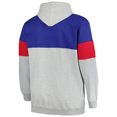 Fanatics Philadelphia 76ers Big & Tall Pullover Hoodie Royal/Red