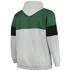 Fanatics Milwaukee Bucks Big & Tall Pullover Hoodie Hunter Green/Black