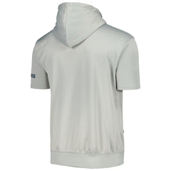 Fanatics Memphis Grizzlies Short Sleeve Pullover Hoodie Silver/Light Blue