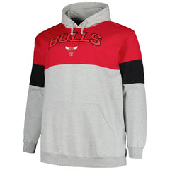 Fanatics Chicago Bulls Big & Tall Pullover Hoodie Red/Black