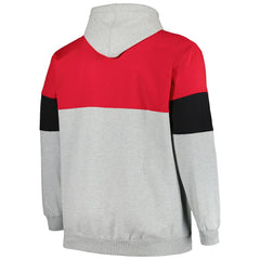 Fanatics Chicago Bulls Big & Tall Pullover Hoodie Red/Black