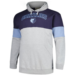 Fanatics Memphis Grizzlies Big & Tall Pullover Hoodie Navy/Light Blue