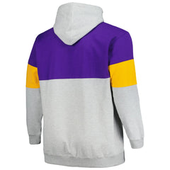Fanatics Los Angeles Lakers Big & Tall Pullover Hoodie Purple/Gold